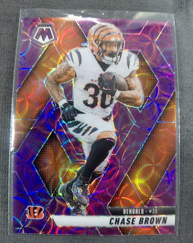 2025 Panini Mosaic #220 Chase Brown — front