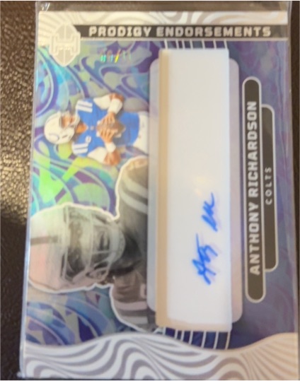 2024 Panini Illusions Prodigy Endorsements #PE-AR Anthony Richardson — front