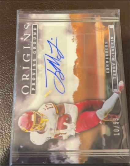 2022 Panini Origins Proving Ground #10 Terry McLaurin — front
