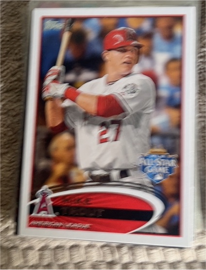 2012 Topps Update #US144 Mike Trout — front