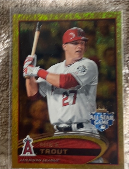 2012 Topps Update #US144 Mike Trout — front