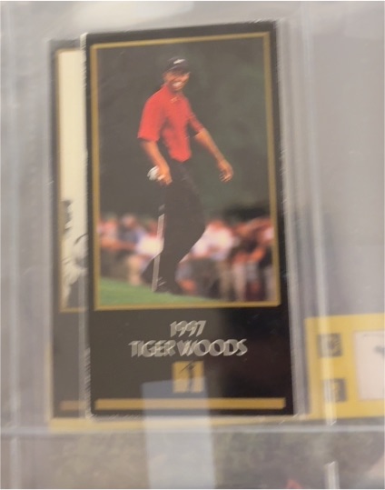 1997 Grand Slam Ventures Masters Collection #1997 Tiger Woods — front