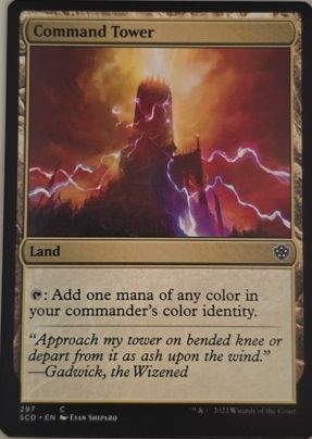 2021 Magic: The Gathering #325 Command Tower — front