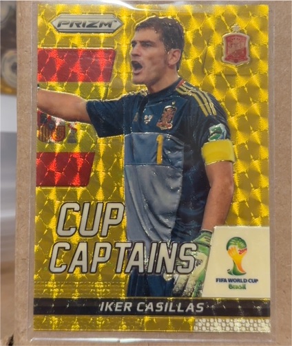 2014 Panini Prizm World Cup #14 Iker Casillas Cup Captains — front