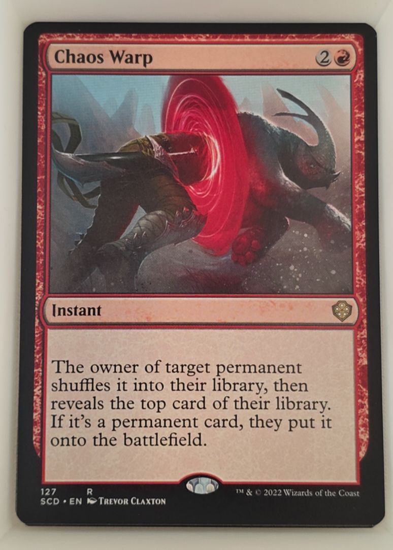 2022 Magic: The Gathering #127 Chaos Warp — front