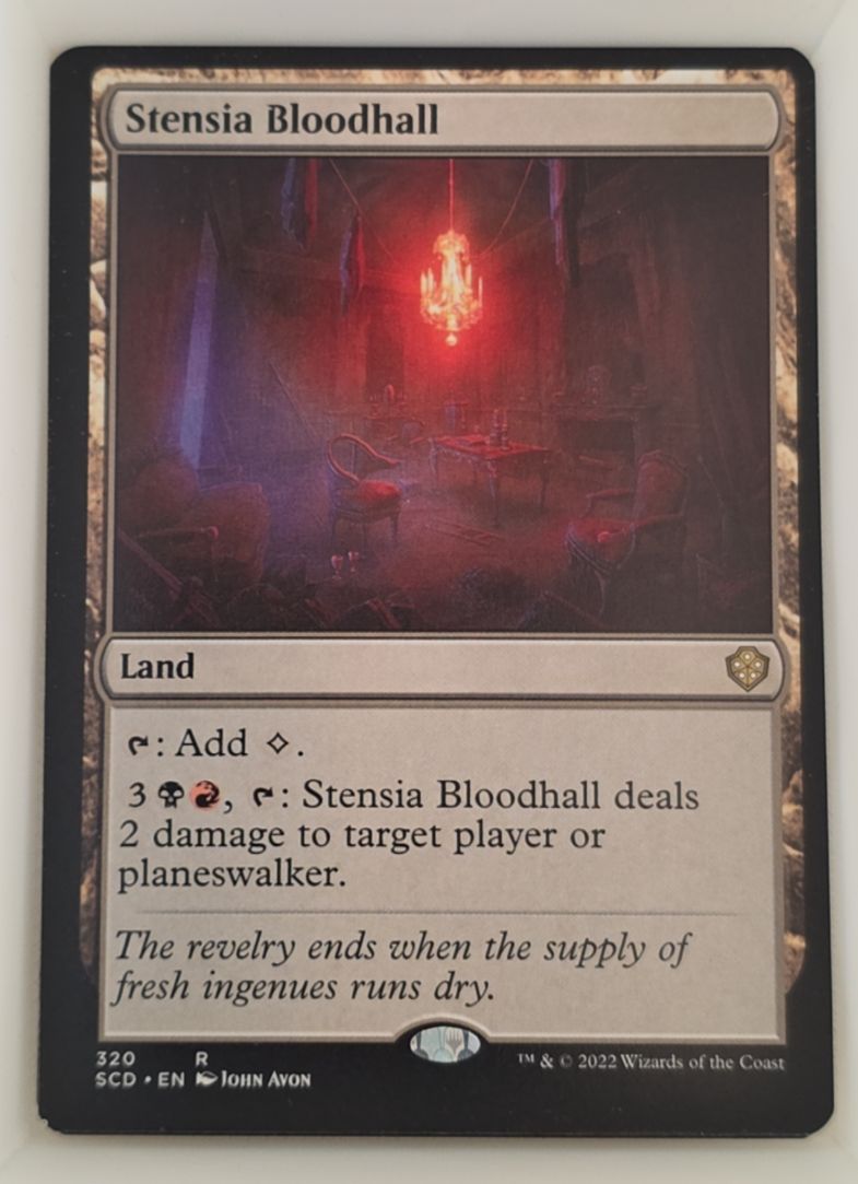 2022 Magic: The Gathering #320 Stensia Bloodhall — front