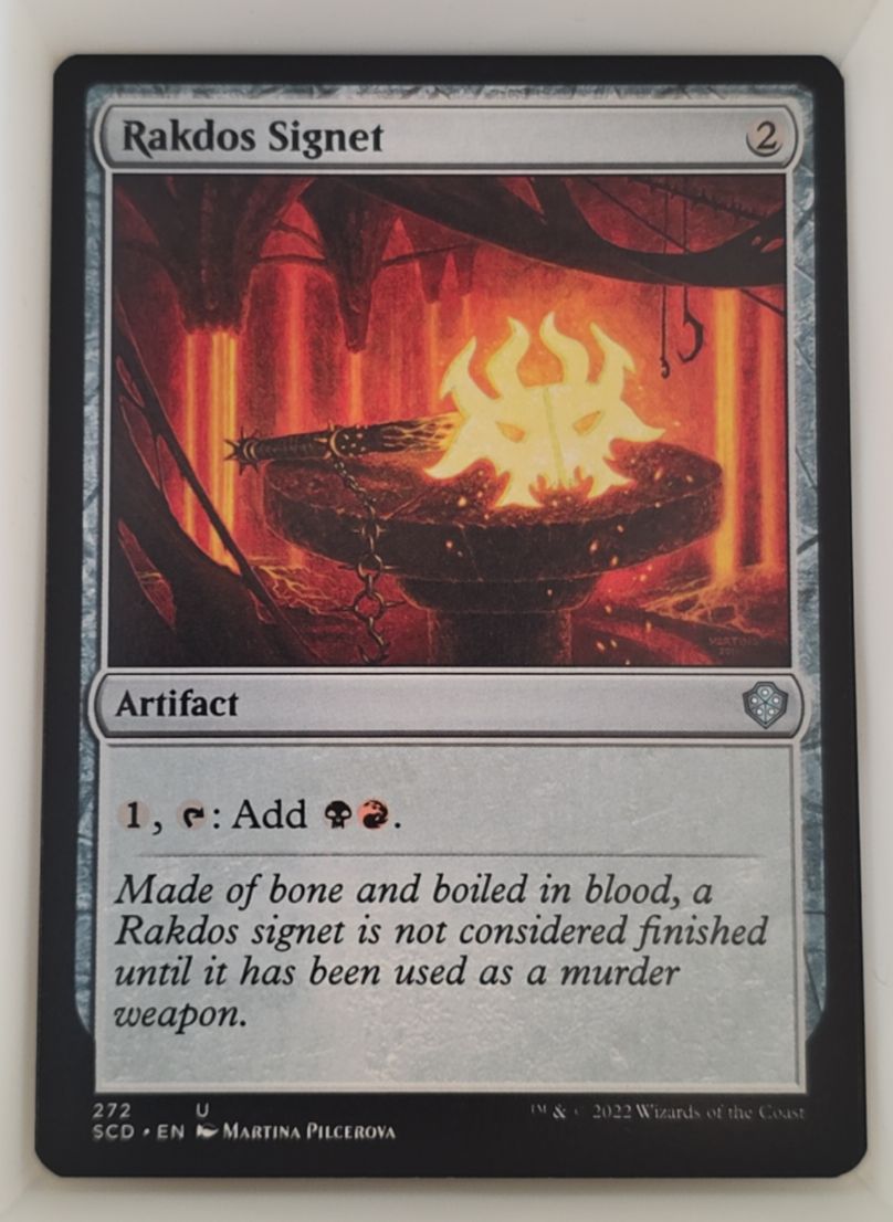 2022 Magic: The Gathering #272 Rakdos Signet — front