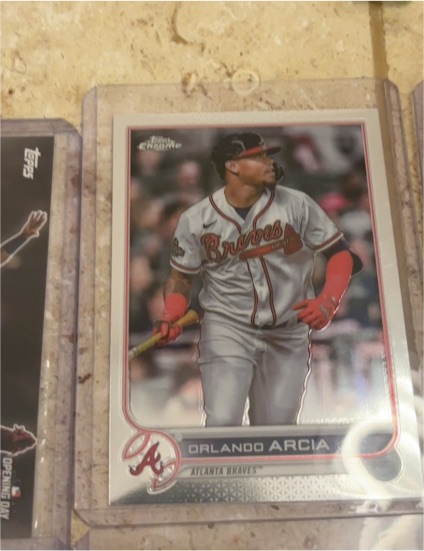2022 Topps Chrome Update #USC68 Orlando Arcia — front