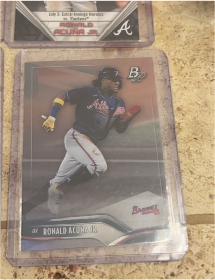 2021 Bowman Platinum #9 Ronald Acuna Jr. — front