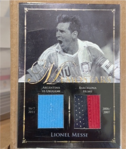 2011 Futera Memostars Lionel Messi — front