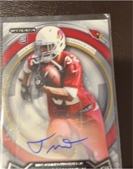 2013 Topps Strata #155 Tyrann Mathieu — front