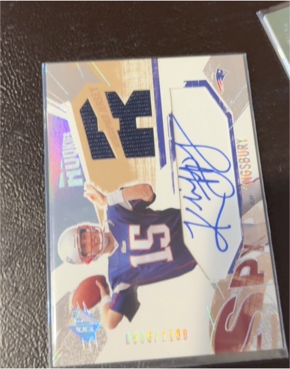 2003 Upper Deck SPx #198 Kliff Kingsbury Spectrum RPA RC — front