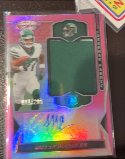 2024 Panini Certified Freshman Fabric Mirror Signatures Malachi Corley — front