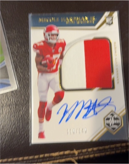 2019 Panini Limited #115 Mecole Hardman Jr. — front