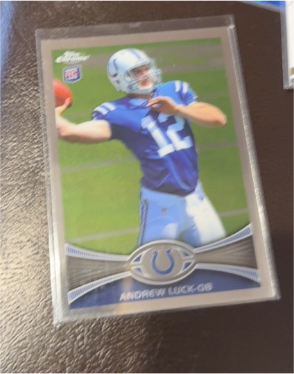2012 Topps Chrome #1 Andrew Luck — front
