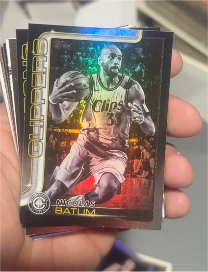 2025-26 Topps #146 Nicolas Batum Blackout — front