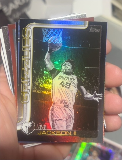2025-26 Topps #249 GG Jackson II Blackout — front