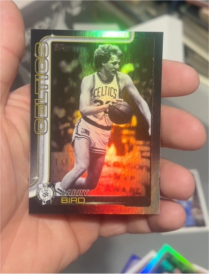 2025-26 Topps Blackout #257 Larry Bird — front