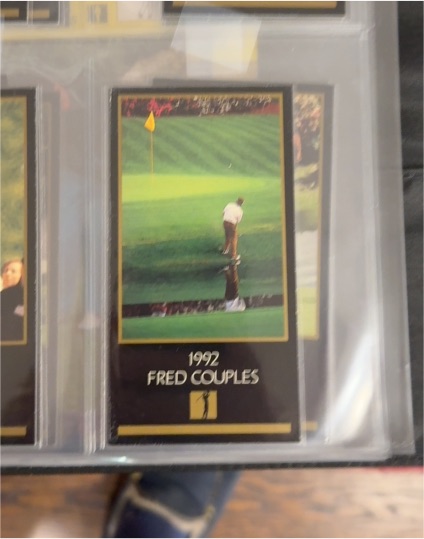 1992 Grand Slam Ventures #Fred Couples — front
