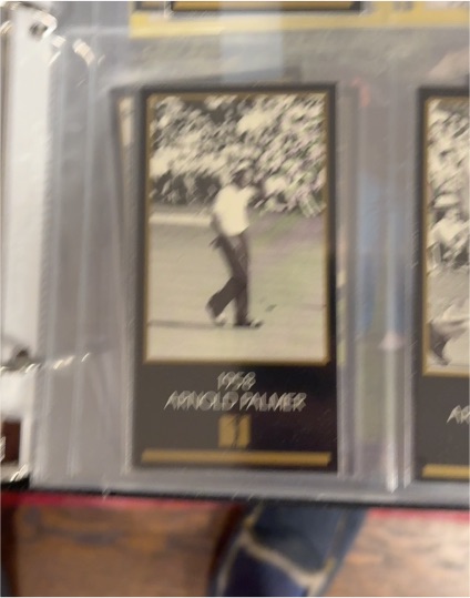 1993 Grand Slam Ventures Masters Collection Golf Champions 1964 Arnold Palmer — front