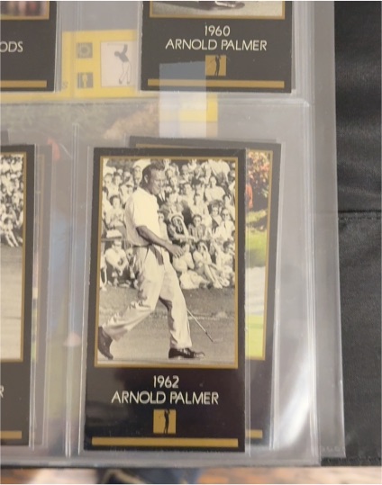 1998 Champions of Golf Masters Collection 1962 Arnold Palmer — front