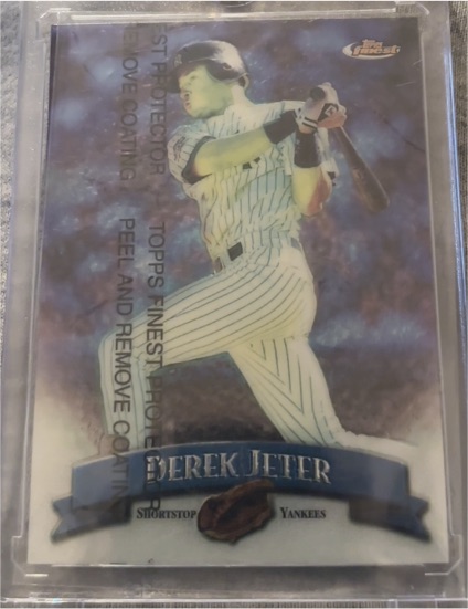 1998 Topps Finest #92 Derek Jeter — front