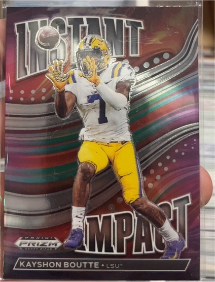 2023 Panini Prizm Draft Picks #II-10 Kayshon Boutte Instant Impact — front