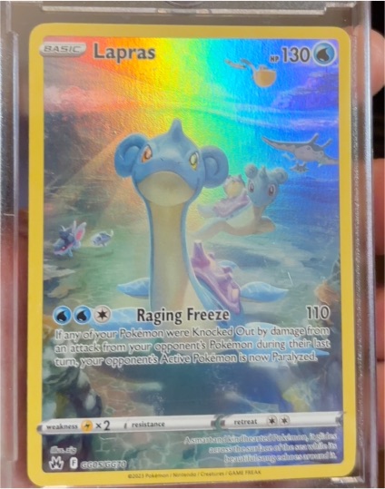 2023 Pokémon Crown Zenith Galarian Gallery #GG05 Lapras — front