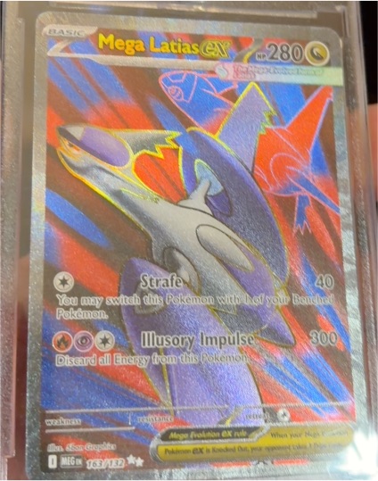 2025 Pokemon Mega Evolution Mega Latias ex #163/132 — front
