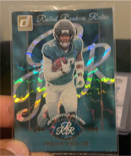 2025 Panini Donruss Rated Rookies Retro #4 Travis Hunter — front