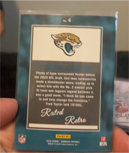 2025 Panini Donruss #4 Travis Hunter — front