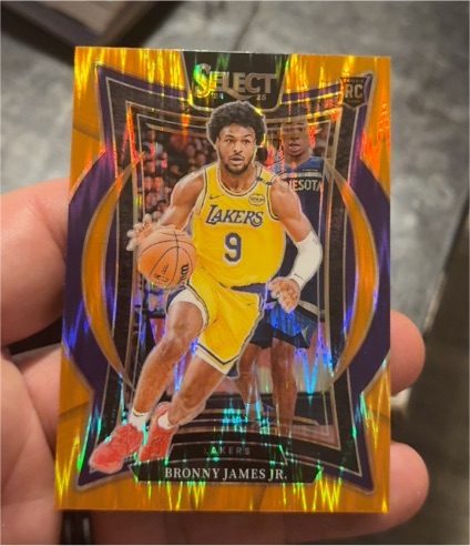 2024-25 Panini Select Concourse #90 Bronny James Jr — front