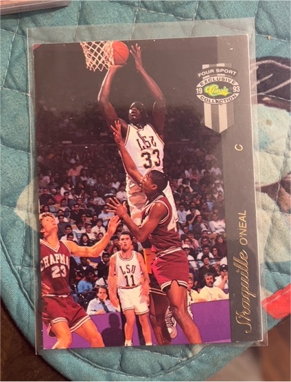 1993 Classic Four Sport McDonald's #28 Shaquille O'Neal — front