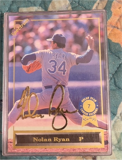 1993 Spectrum Nolan Ryan #7 Career No-Hitters — front