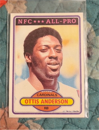 1980 Topps #170 Ottis Anderson — front