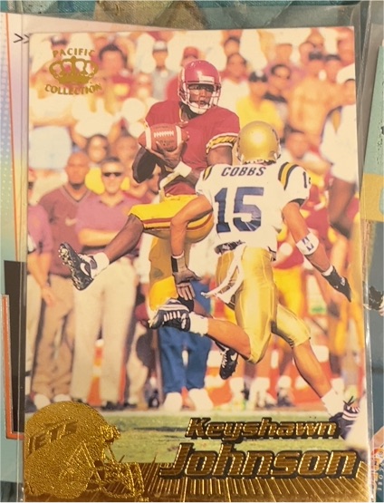 1996 Pacific Crown Collection #314 Keyshawn Johnson — front