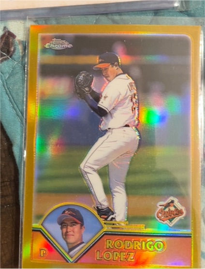2003 Topps Chrome #264 Rodrigo Lopez — front