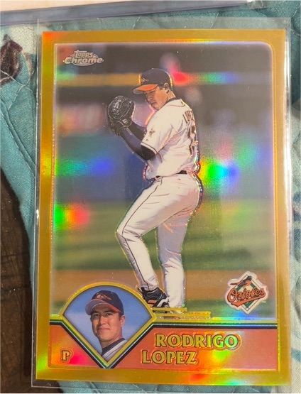 2003 Topps Chrome #278 Rodrigo Lopez — front