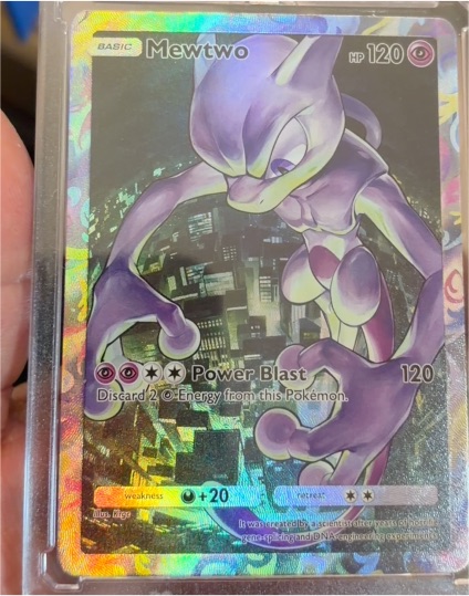 Mewtwo Pokemon Card — front
