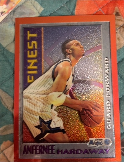 1995-96 Topps Finest #M3 Anfernee Hardaway — front