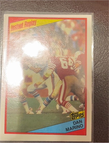 1984 Topps #124 Dan Marino Instant Replay — front