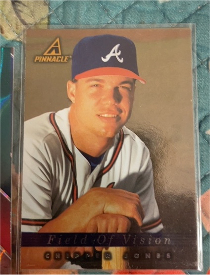 1998 Pinnacle Plus #197 Chipper Jones — front
