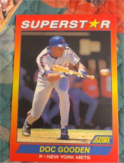 1992 Score 100 Superstars #25 Doc Gooden — front