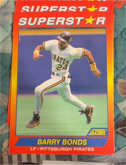 1992 Score 100 Superstars #26 Barry Bonds — front