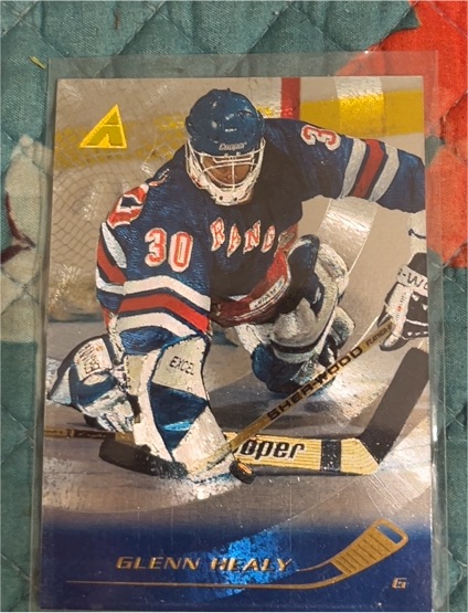 1995-96 Pinnacle Rink Collection #91 Glenn Healy — front