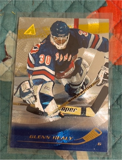 1995-96 Pinnacle Rink Collection #91 Glenn Healy — front