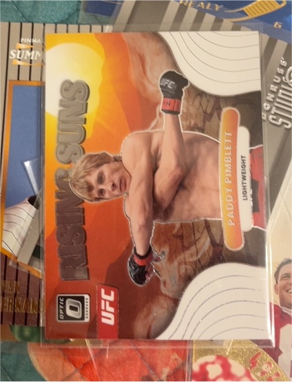 2023 Donruss Optic UFC Rising Suns #6 Paddy Pimblett — front