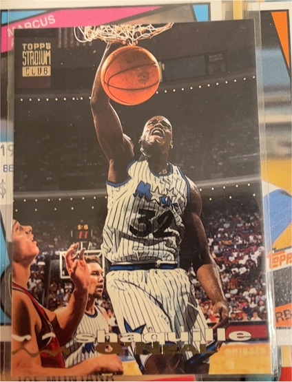 1993-94 Topps Stadium Club #100 Shaquille O'Neal — front
