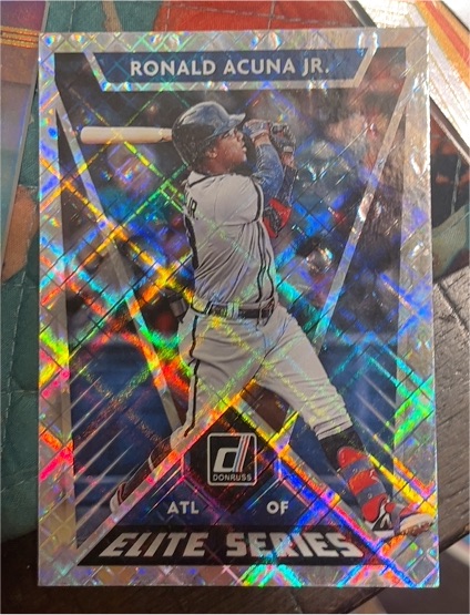 2020 Donruss Elite Series #E-8 Ronald Acuna Jr. — front