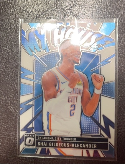 2024-25 Panini Donruss Optic #6 Shai Gilgeous-Alexander My House Thunder — front
